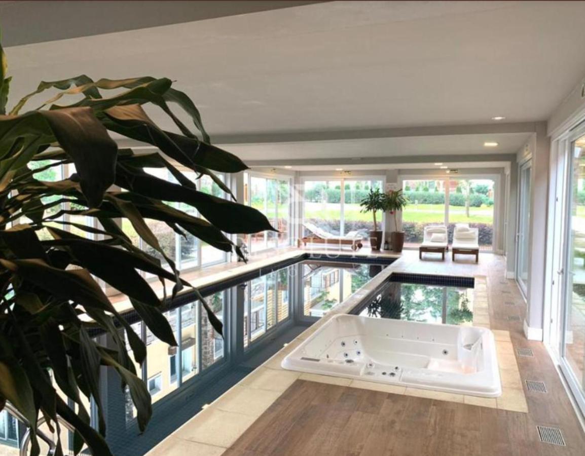 Apto Moderno Com Lareira, Piscina Aquecida E Infra Completo Em Gramado Exterior foto